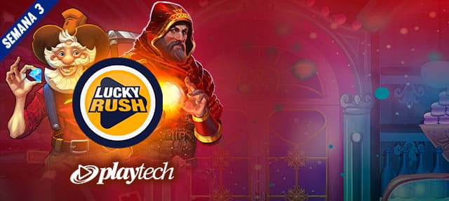 Promoción Lucky Rush por Playtech